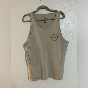 Men’s TAVIK gray black tank top shirt size medium